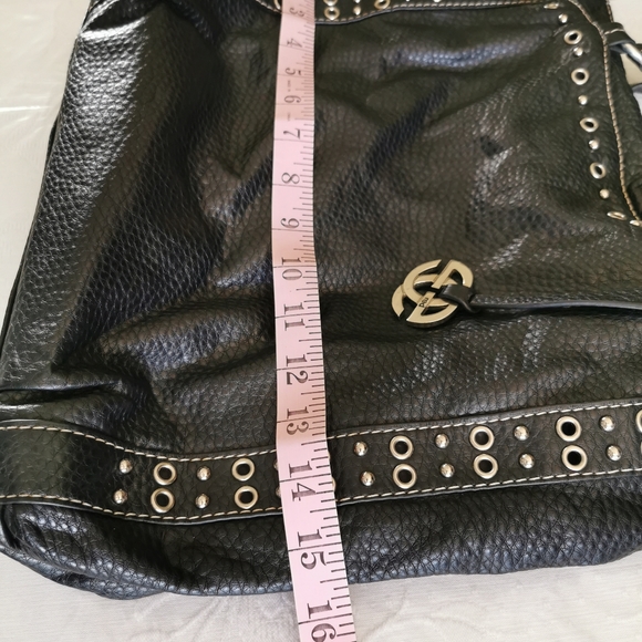 Red by Marc Ecko Black Faux Leather Tote Bag - Picture 6 of 7